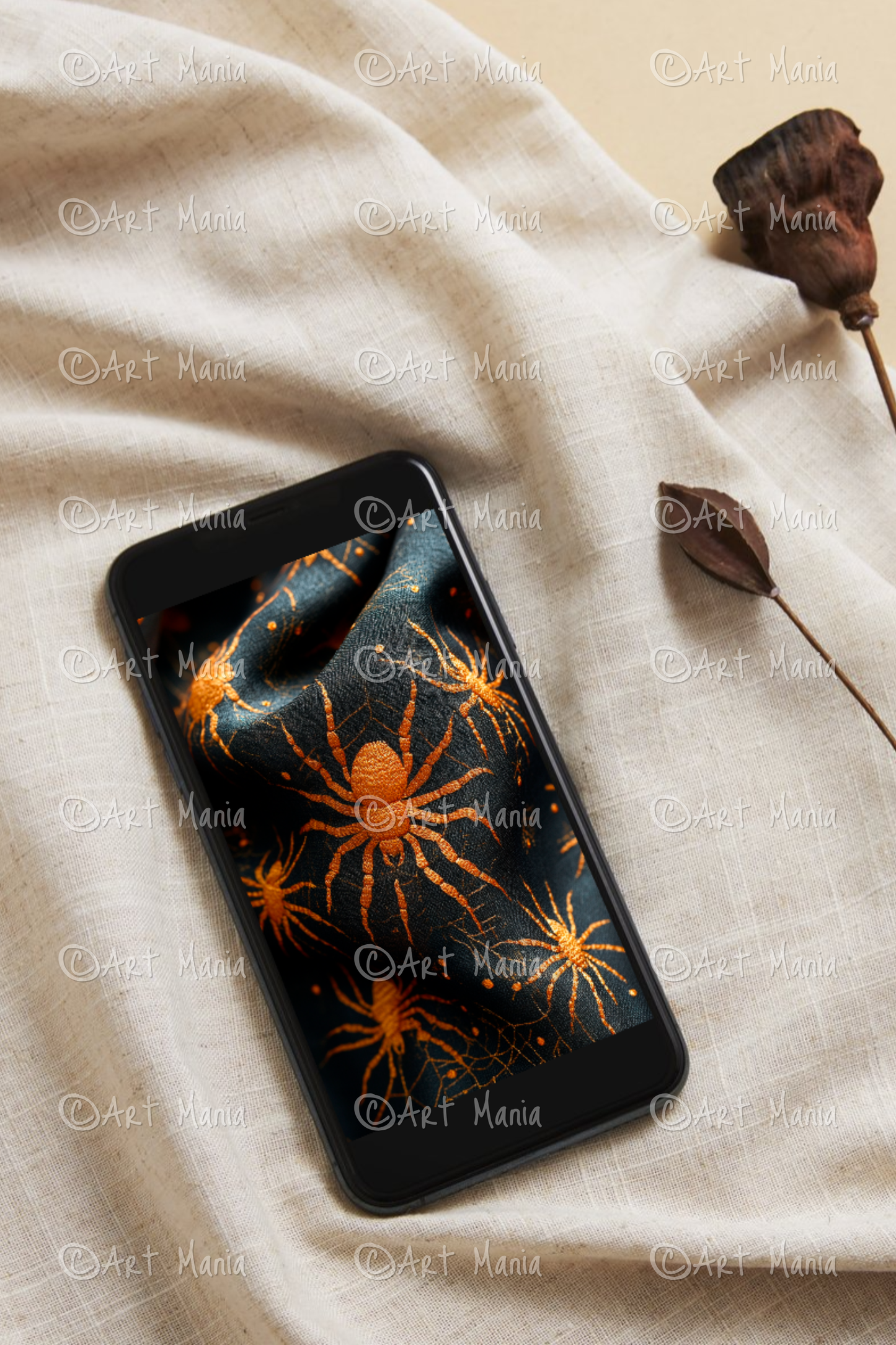 Halloween theme 06. Mobile wallpaper