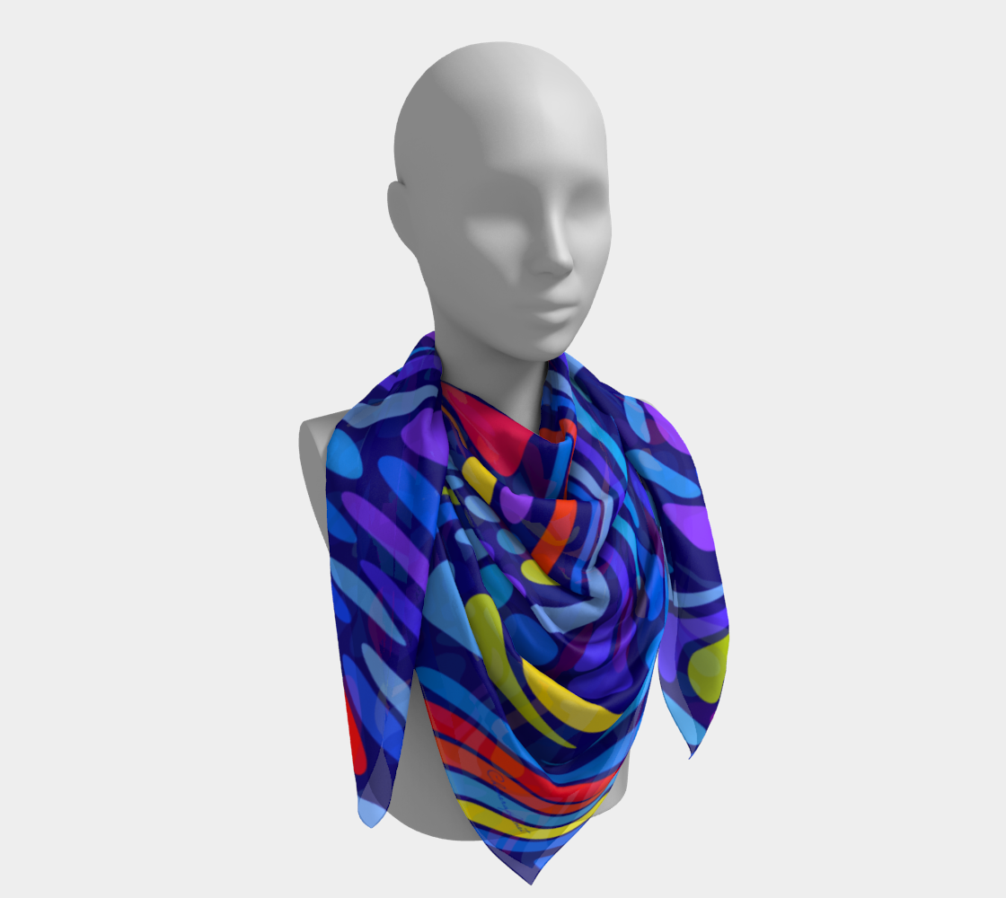 Happy summer. Evening breeze. Scarf
