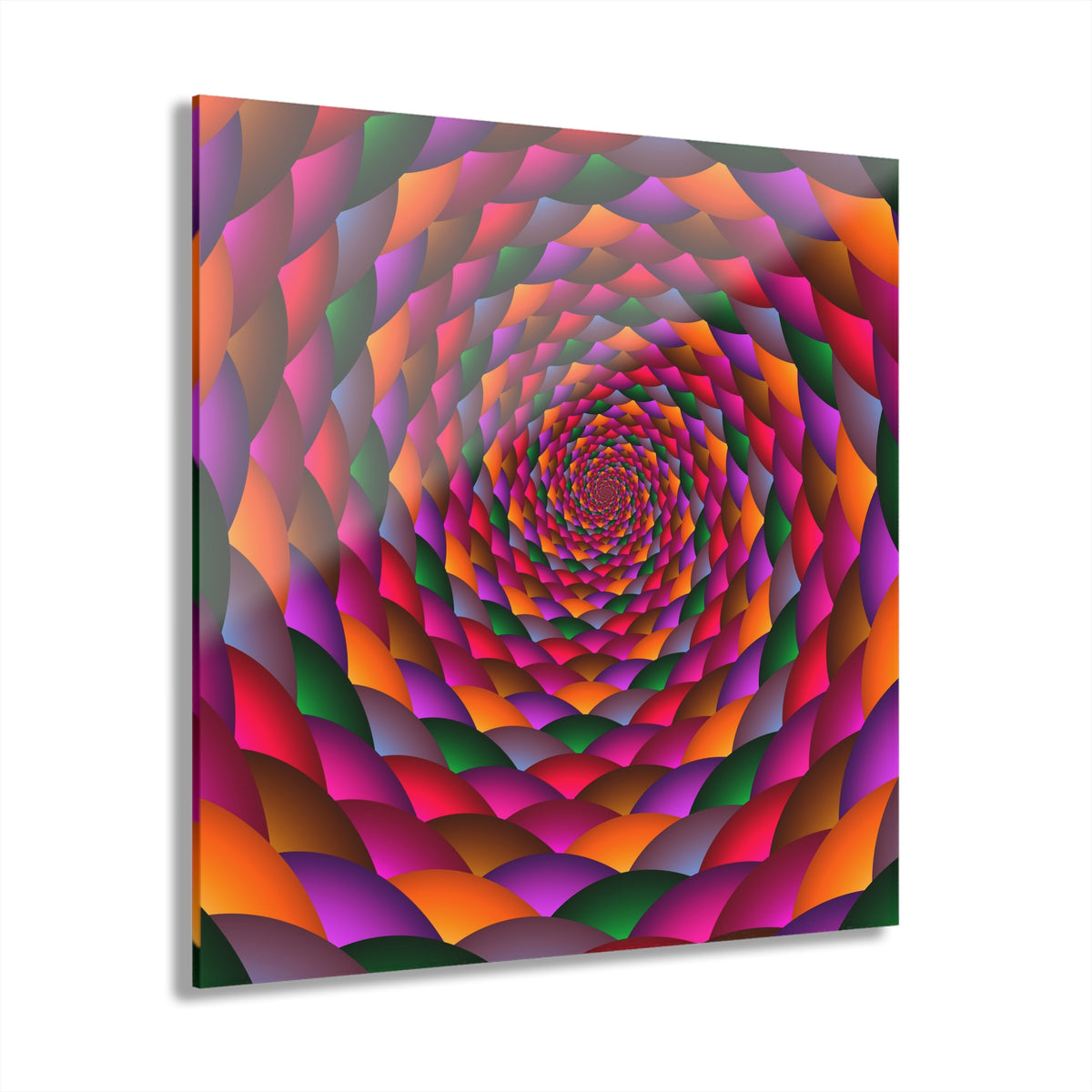 Colorful kaleidoscope. Print Under Acrylic Glass