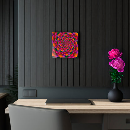 Colorful kaleidoscope. Print Under Acrylic Glass