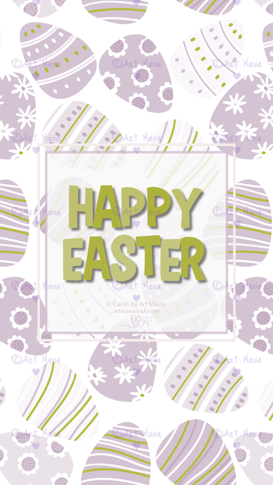 Happy Easter. Soft E-Card