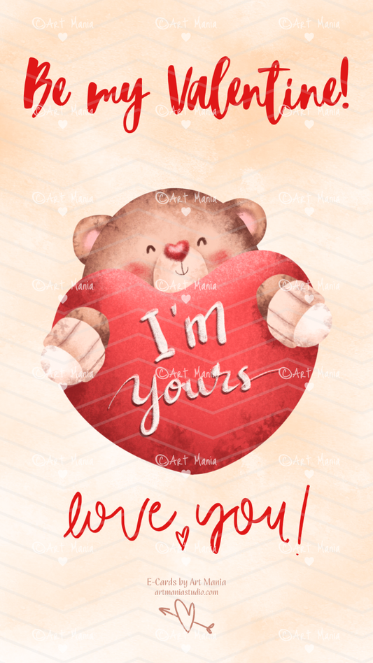 I´m yours. E-Card