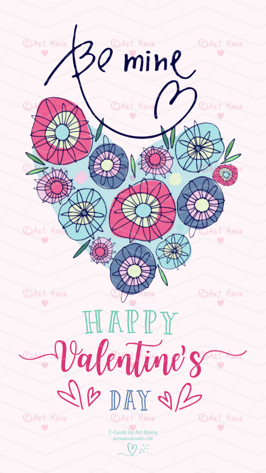 Be mine. E-Card