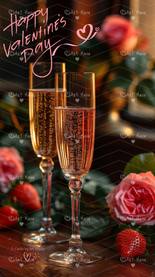Evening for two. E-Card