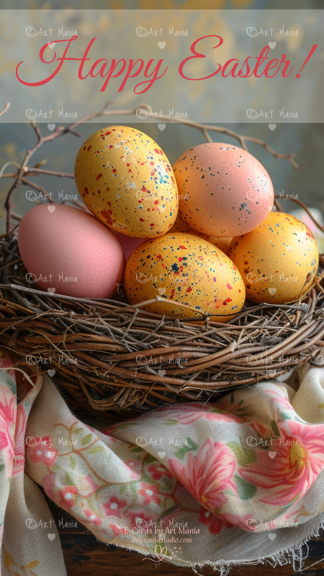 Happy Easter. E-Card