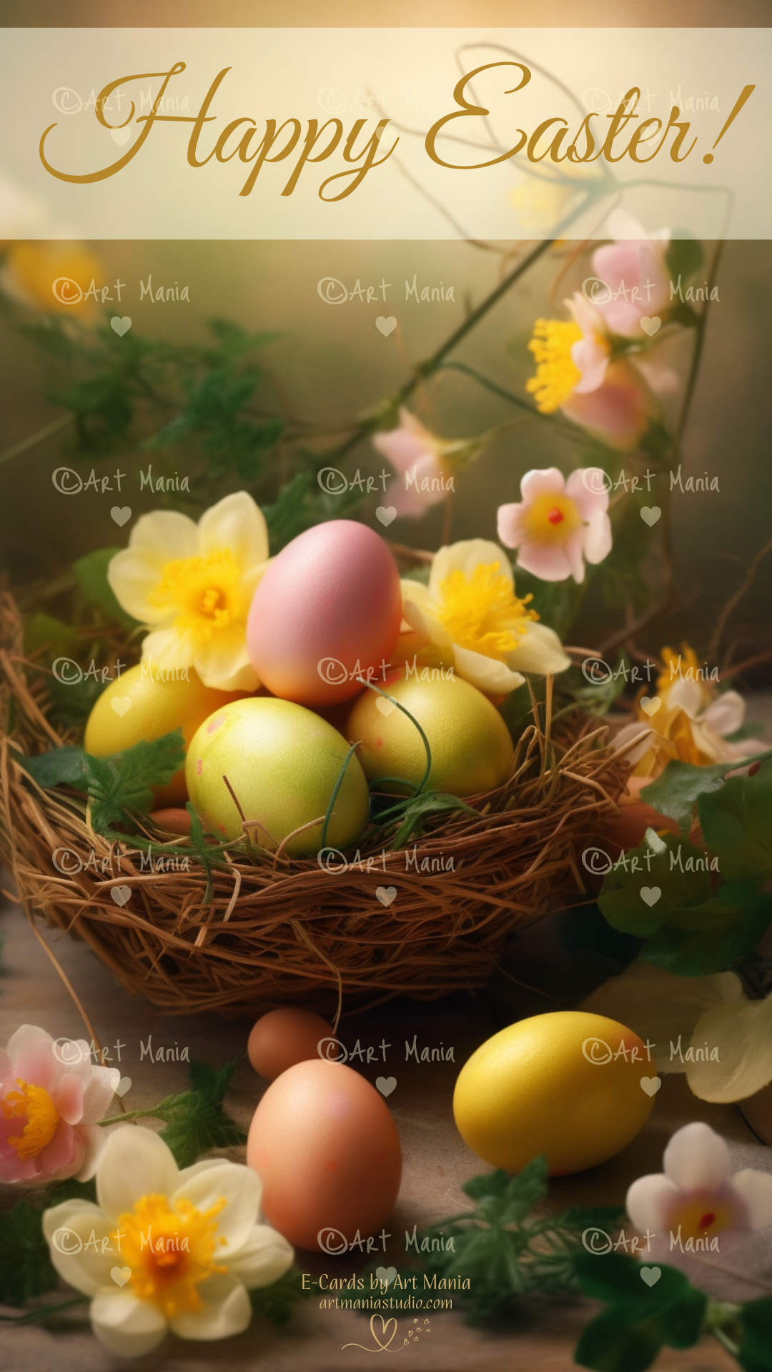 Happy Easter #2. E-Card