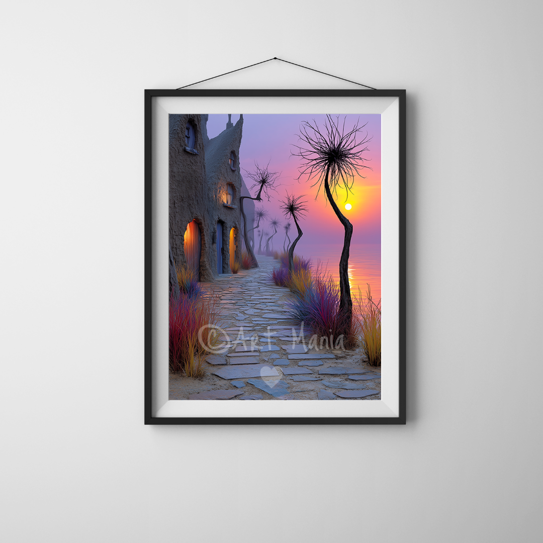 Violet sunset