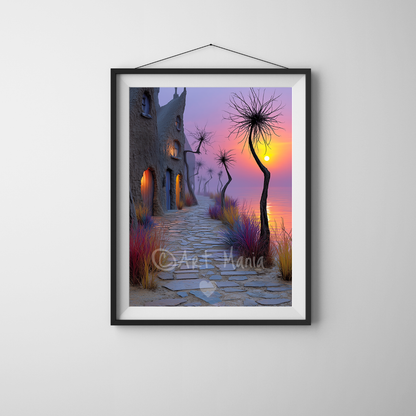 Violet sunset