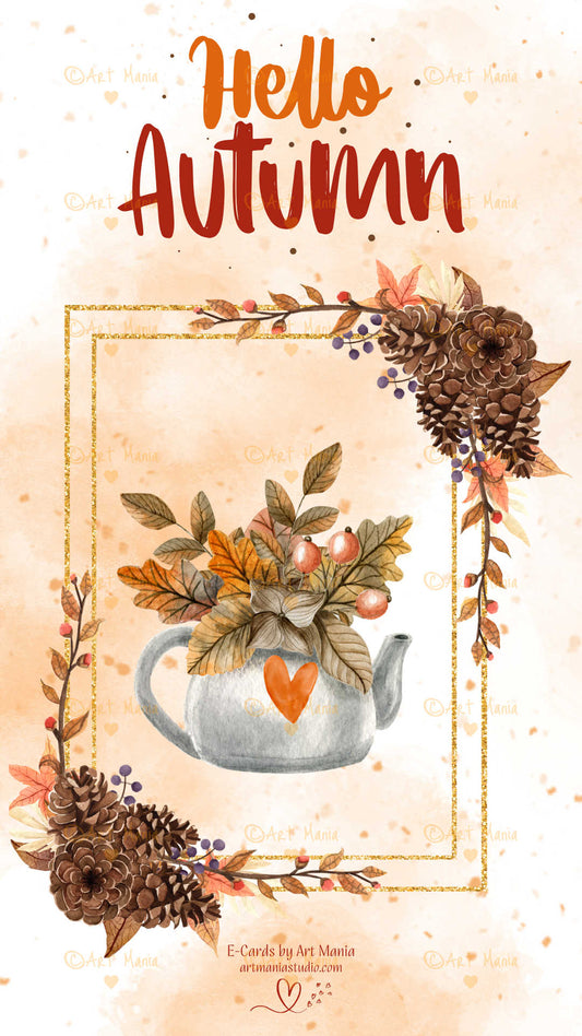 Hello Autumn. E-Card