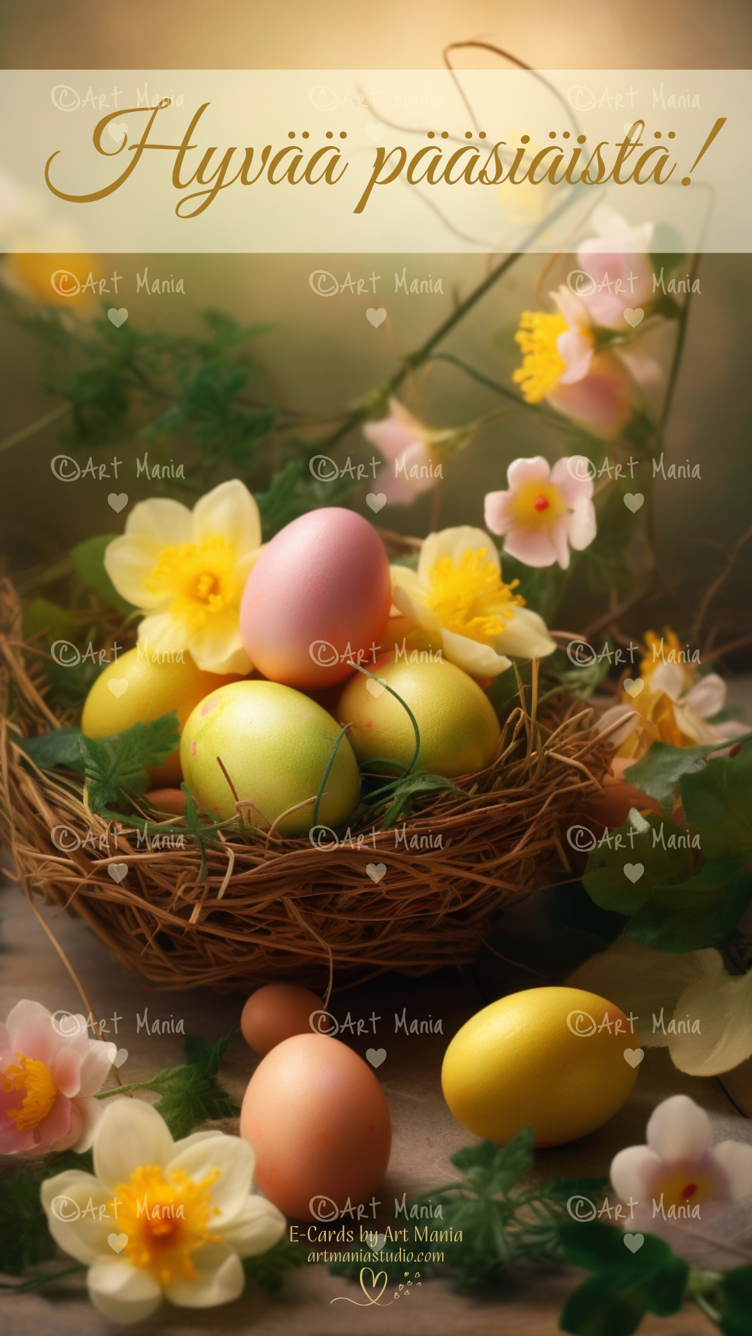 Happy Easter #2. E-Card