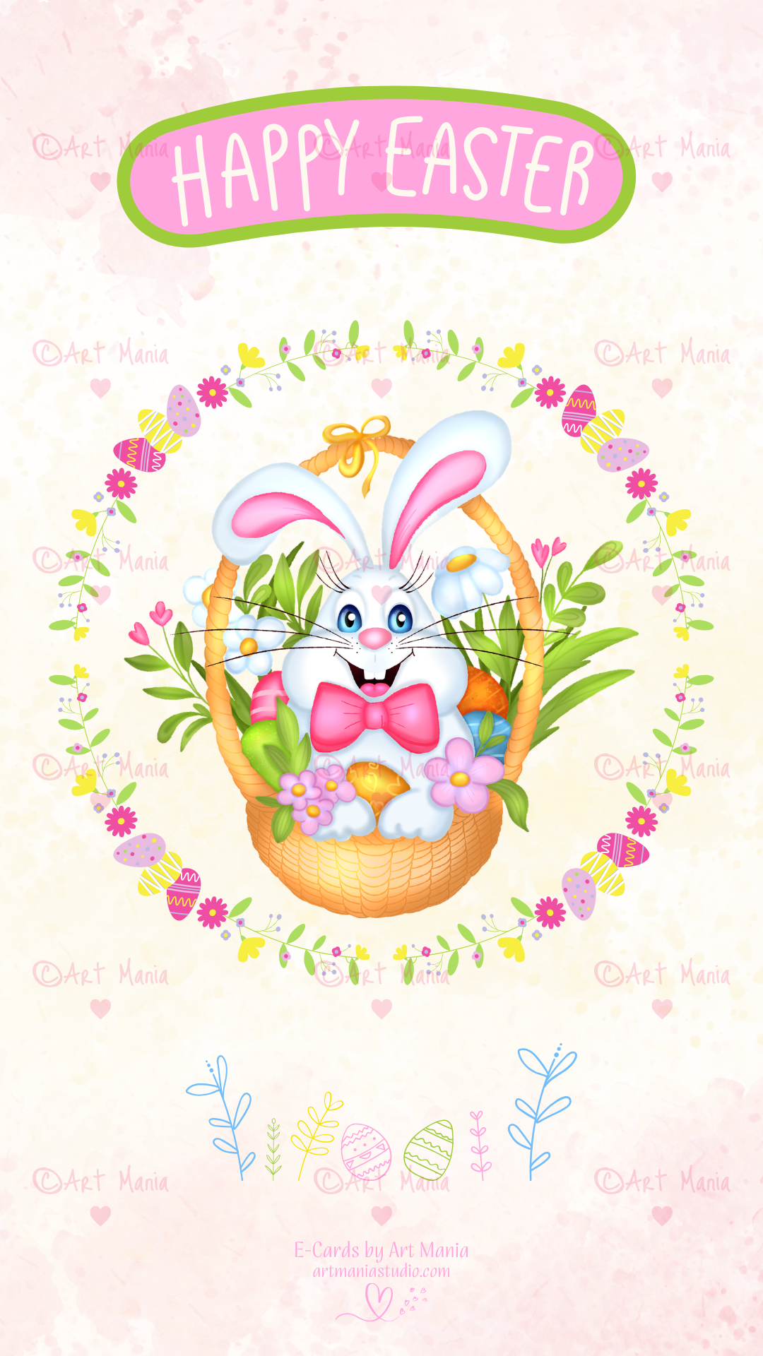 Funny bunny. E-Card