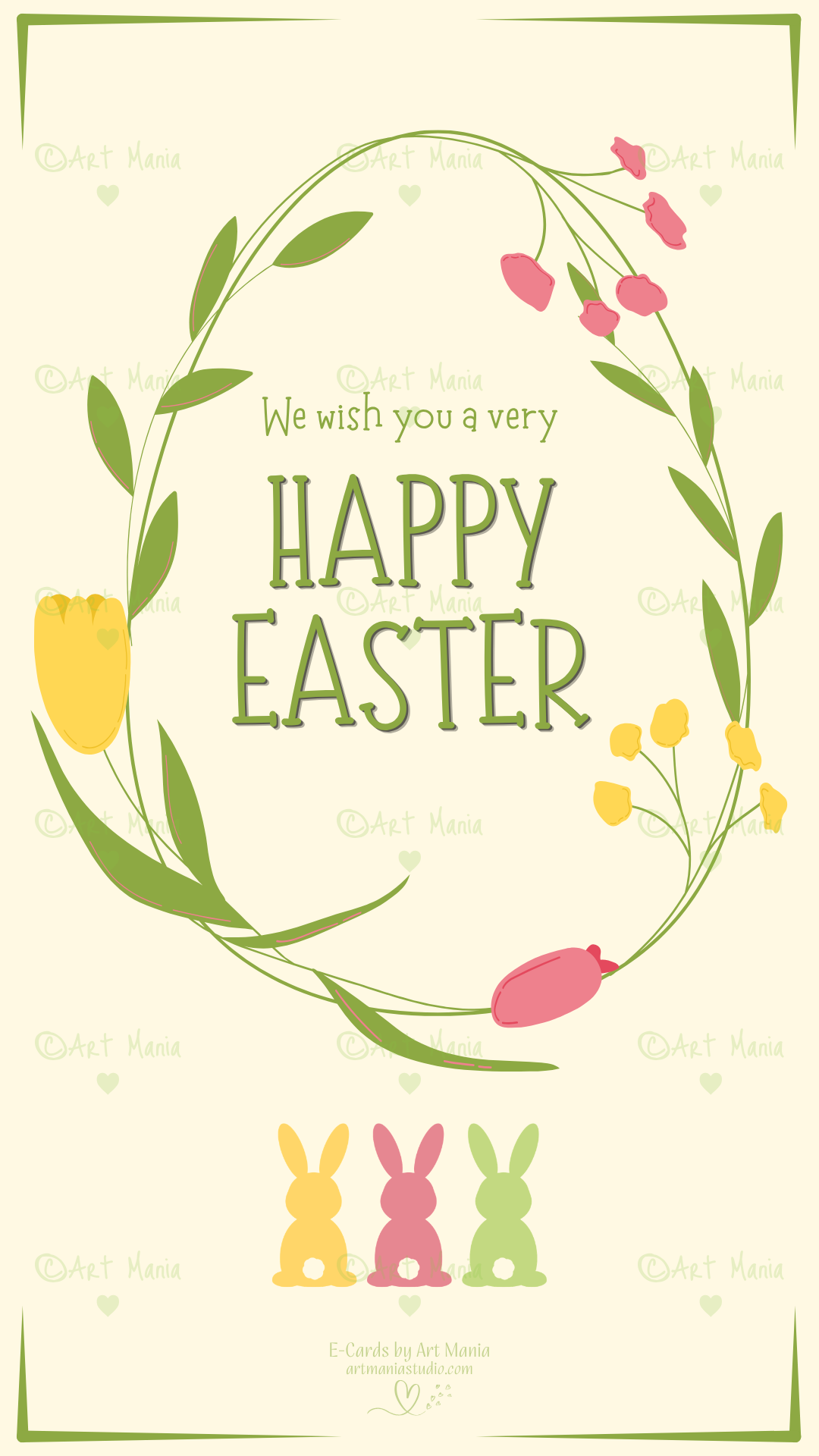 We wish you a very Happy Easter. E-Card