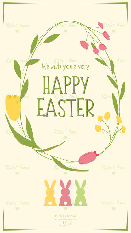 We wish you a very Happy Easter. E-Card