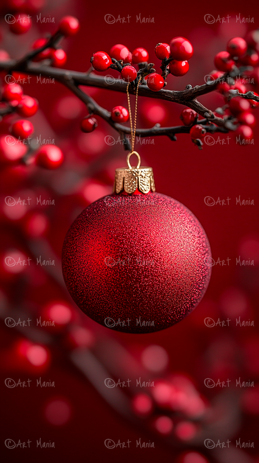 Deep red. Mobile wallpaper