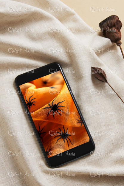 Halloween theme 04. Mobile wallpaper