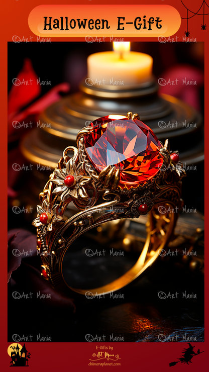 Halloween ring 03. E-gift