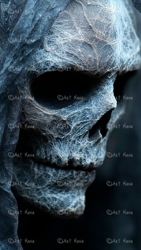 Halloween scull 02. Mobile wallpaper