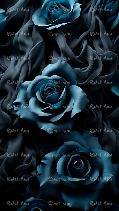 Dark roses. Mobile wallpaper