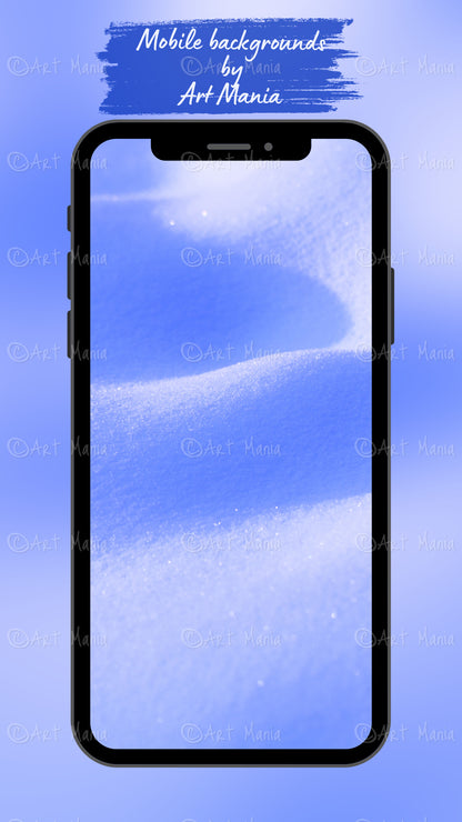 Pure snow. Mobile wallpaper