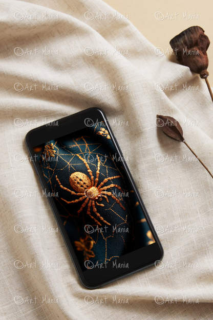Halloween theme 02. Mobile wallpaper