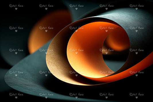 Black abstract shapes