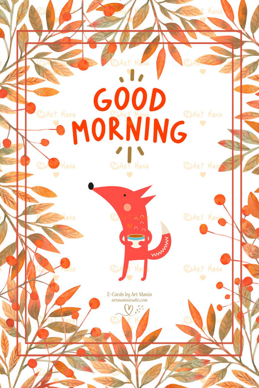 Good morning with fox. E-Card