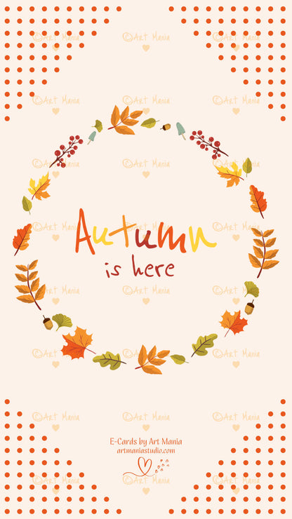 Autumn is here. E-Card