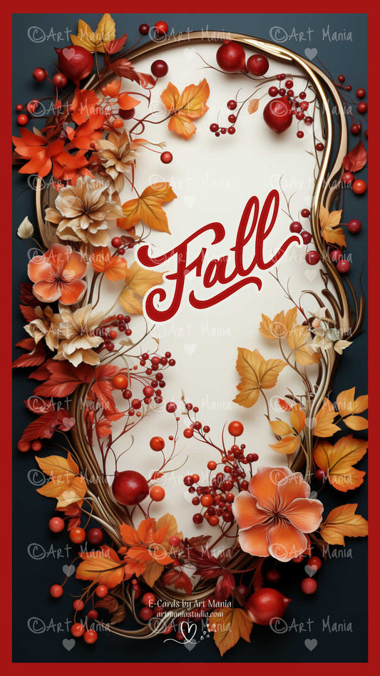 Fall. E-Card