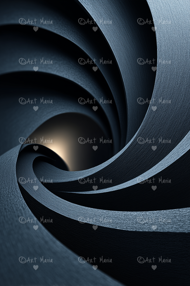 Black abstract shapes