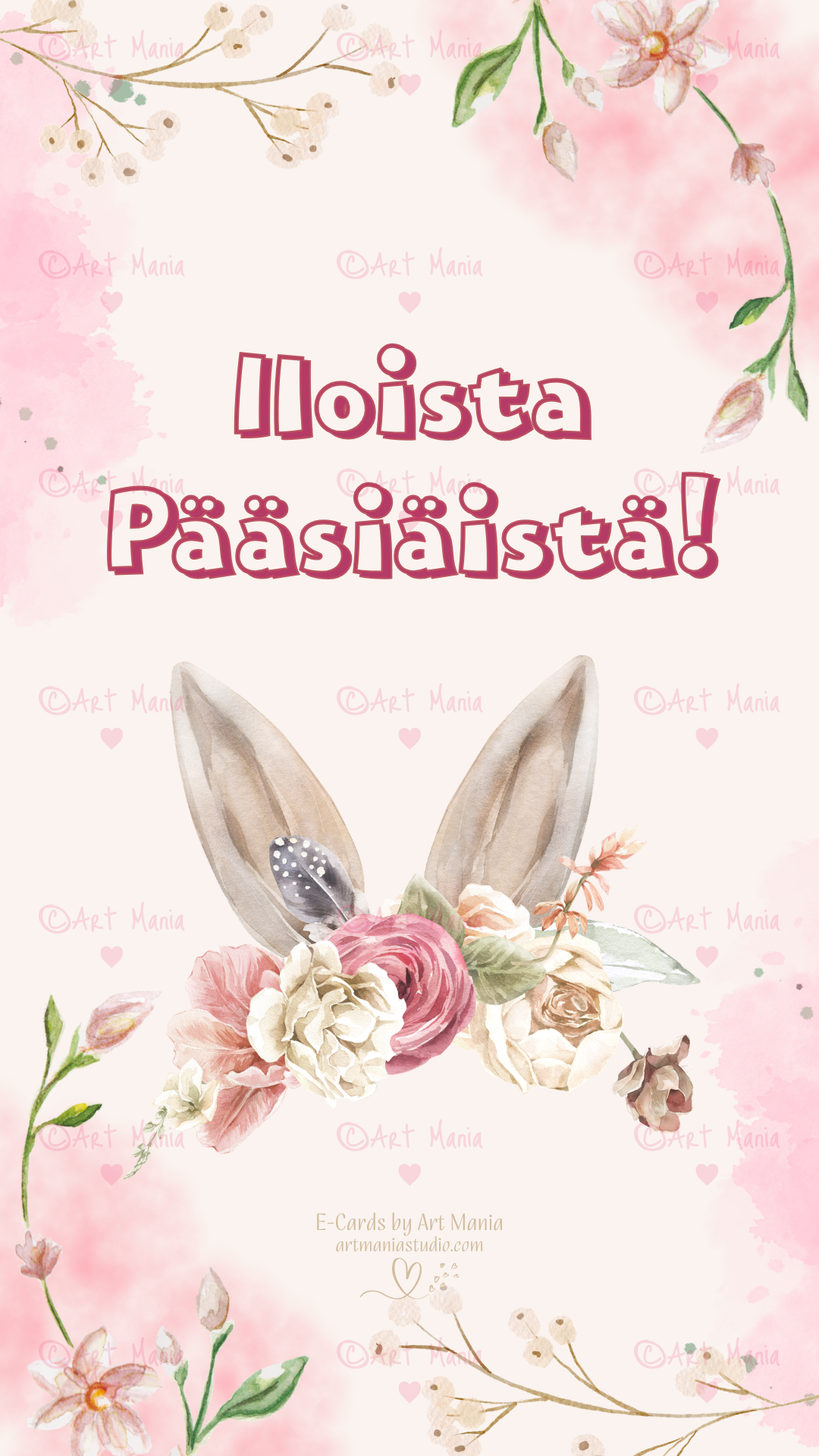 Easter wishes. E-Card