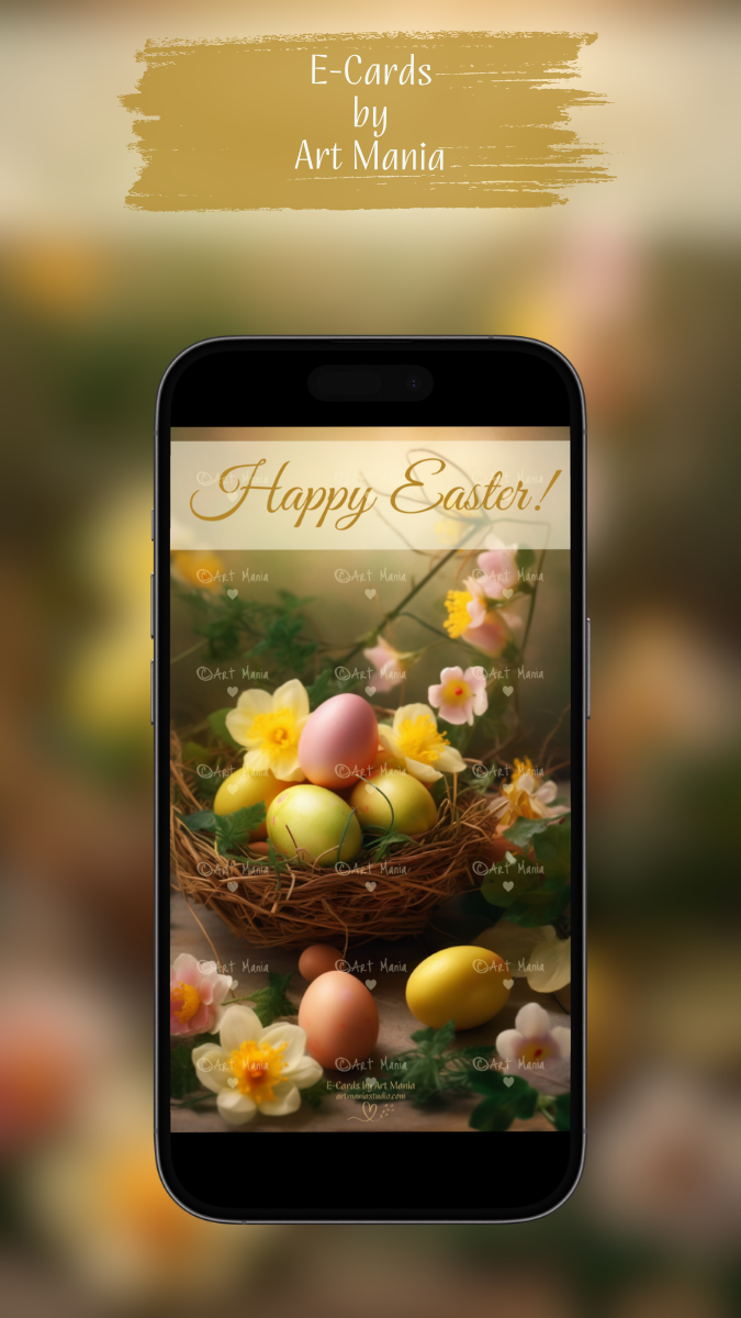 Happy Easter #2. E-Card
