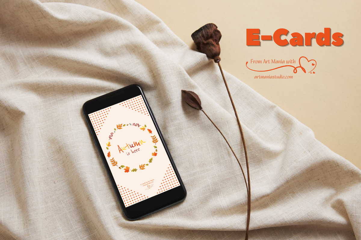 Autumn is here. E-Card