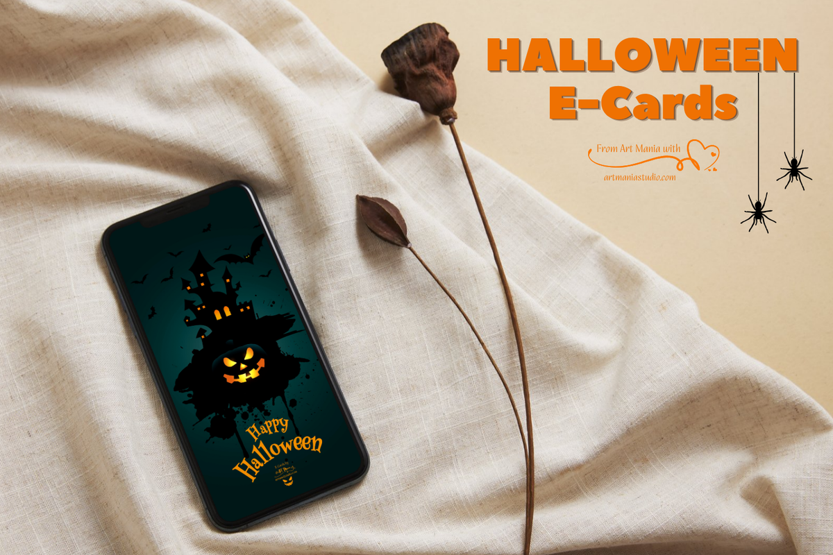 Halloween night. E-Card