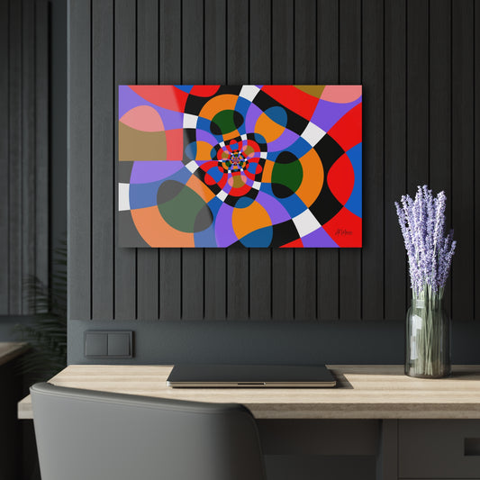 Main image Colorful geometry. Print Under Acrylic Glass