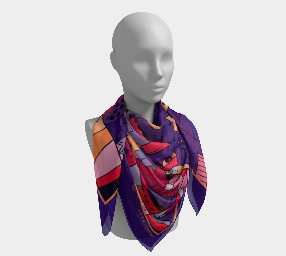 Funny doodles. Square Scarf