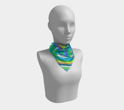 Happy summer. Turquoise Scarf