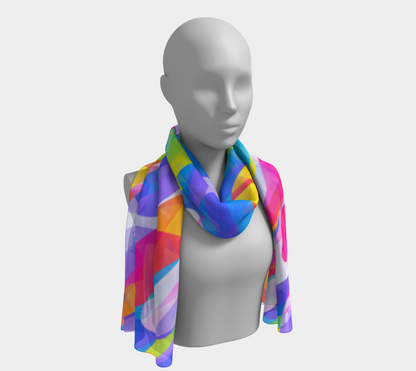 Spring splash. Long Scarf - Exclusive design by Art Mania!