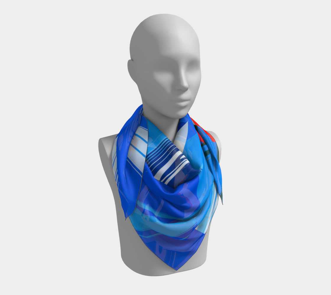 Multicolored abstraction. Scarf
