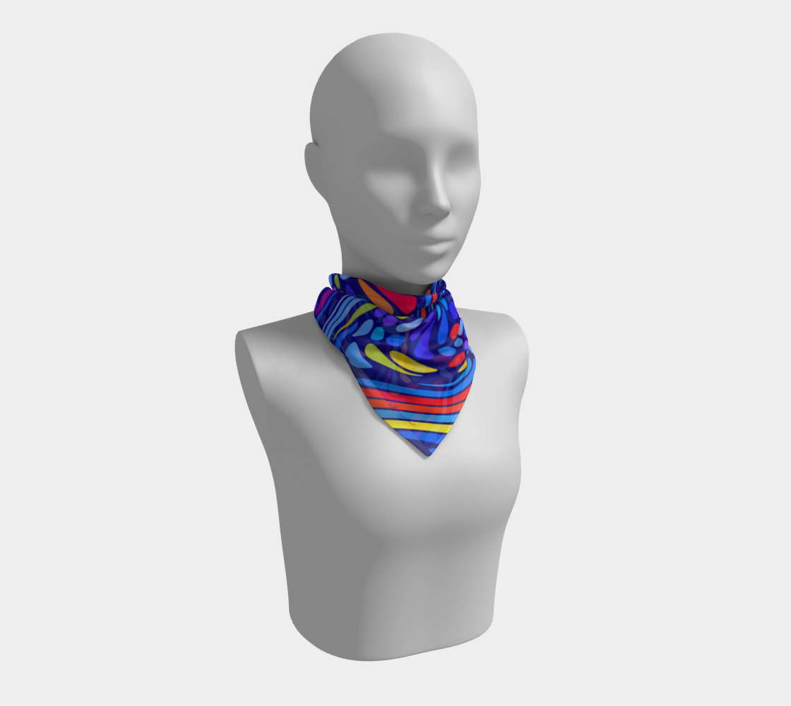 Happy summer. Evening breeze. Scarf