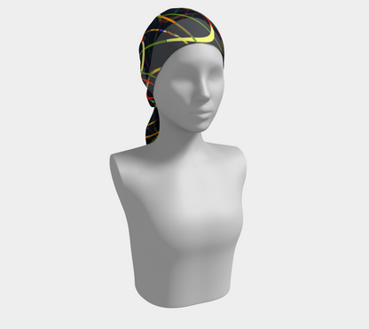 Colorful lines. Yellow Long Scarf - Exclusive design by Art Mania!