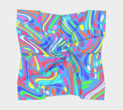 Happy summer. Blue Scarf