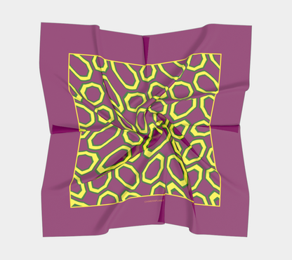 Colorful rings. Violet Scarf