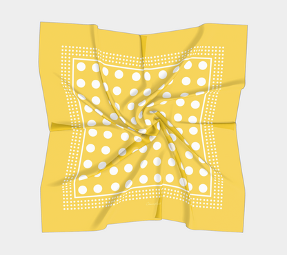Dots. Yellow Scarf