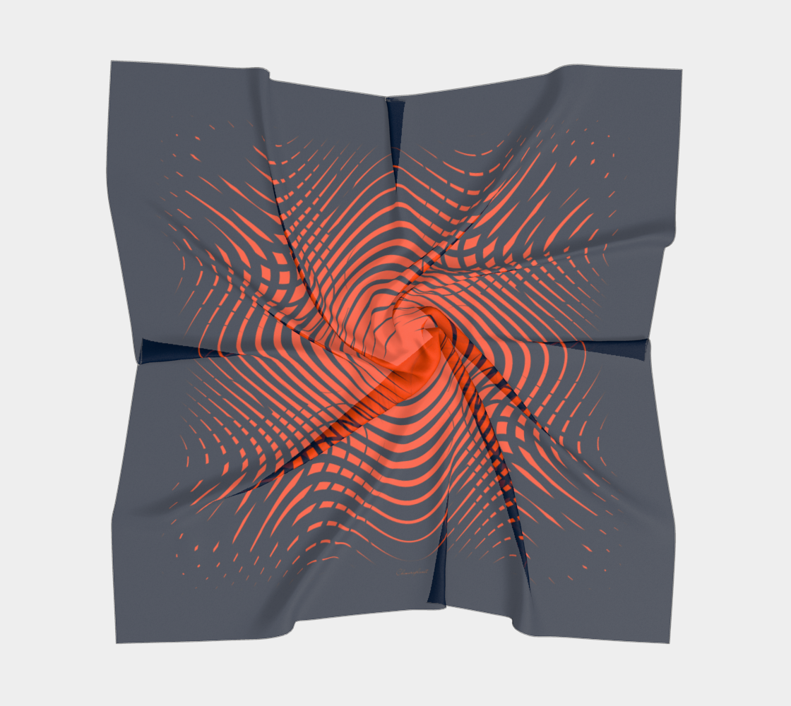 Abstract forms. Orange Scarf