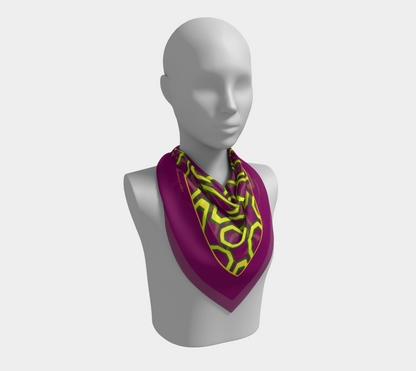 Colorful rings. Violet Scarf