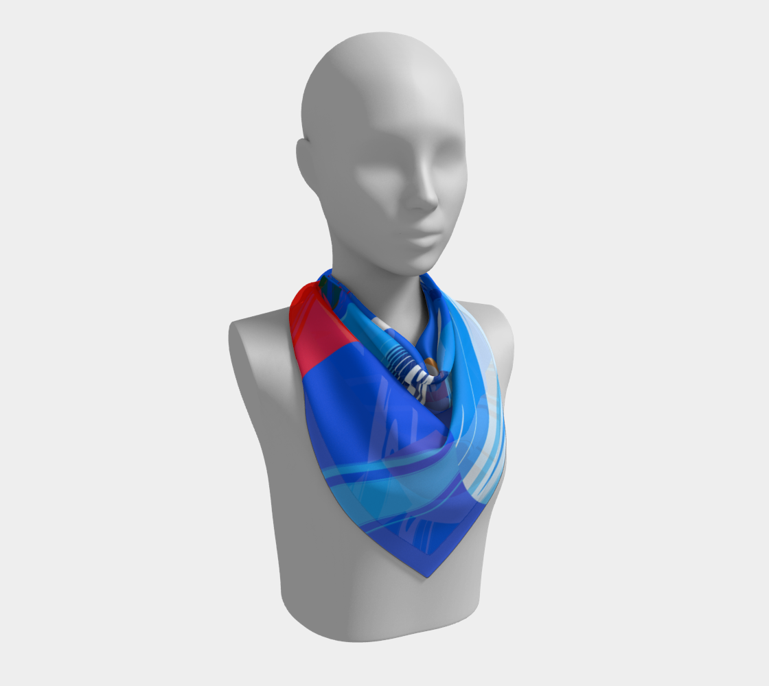 Multicolored abstraction. Scarf