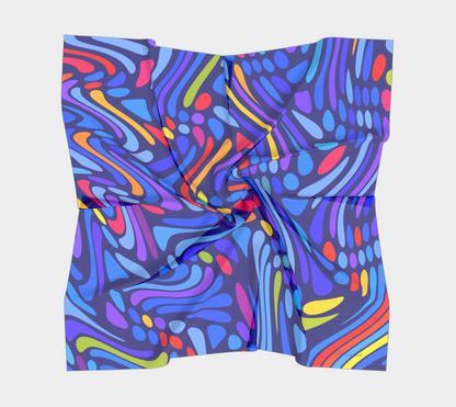 Happy summer. Evening breeze. Scarf