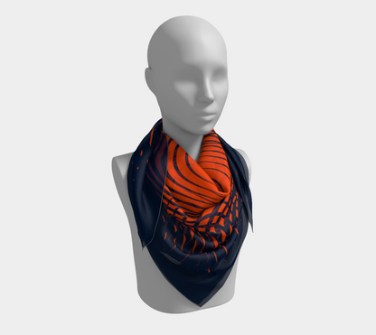 Abstract forms. Orange Scarf