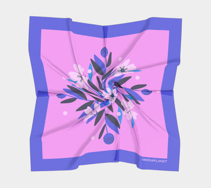 Elegant violet. Square Scarf