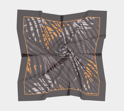 Leaves pattern. Square Scarf